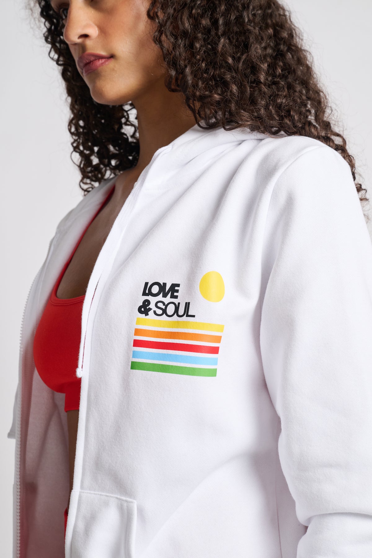 Rainbow Love & Soul Zip Hoodie