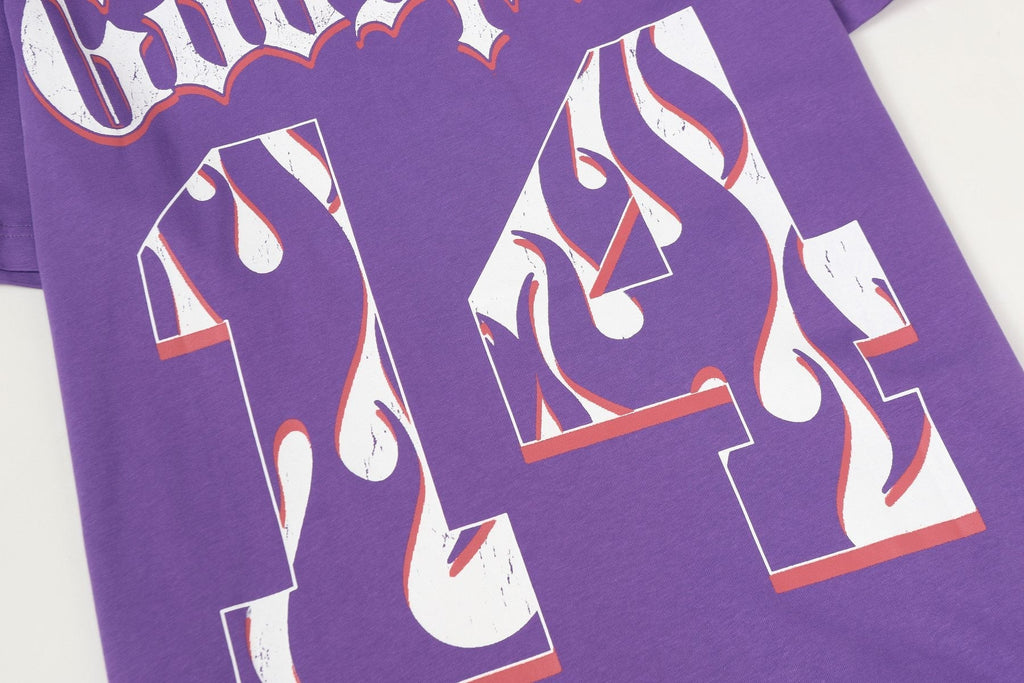 Godspeed Purple Baseball Graphic T-Shirt
