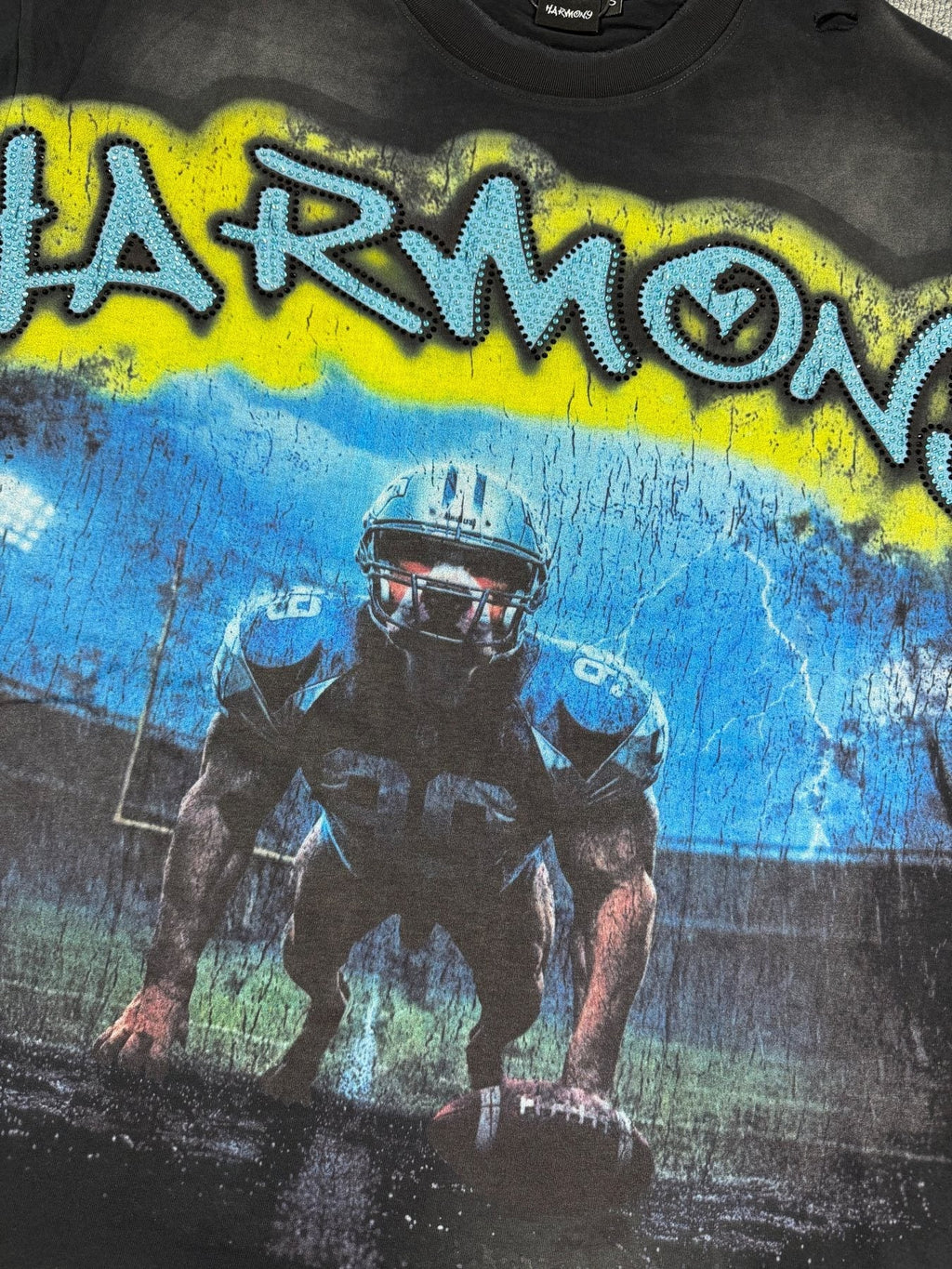HARMONY New Age Football Graphic T-Shirt